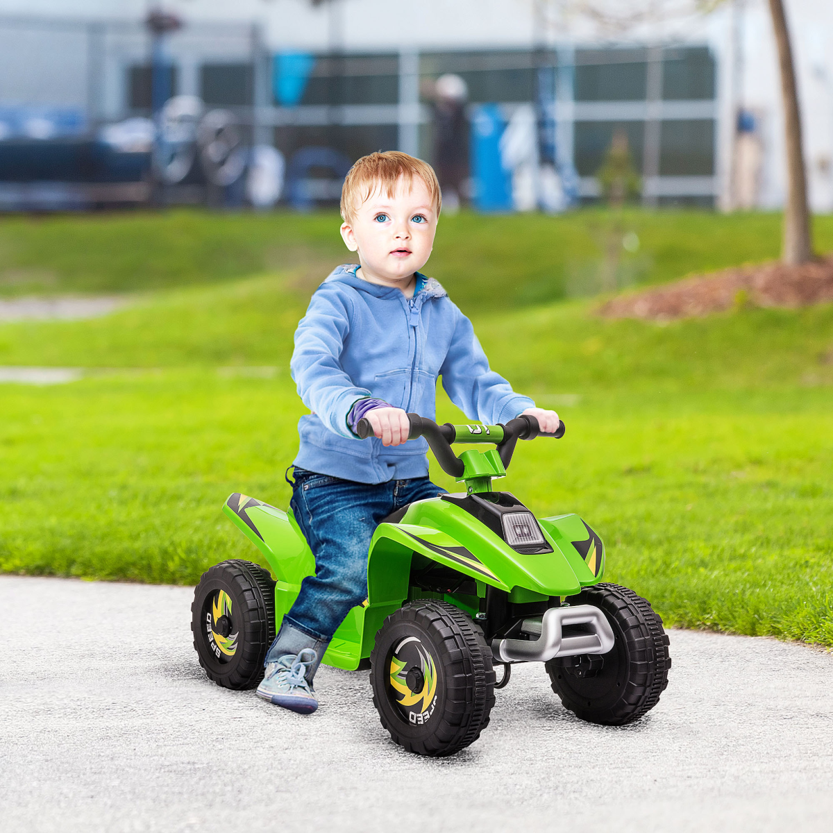 6V Kids Electric Quad Bike - Green