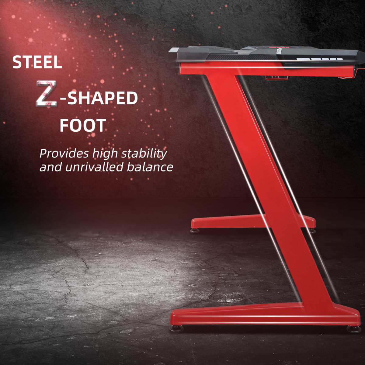 REDZ 4in1 GAMING DESK FOR XBOX, PLAYSTATION & PC