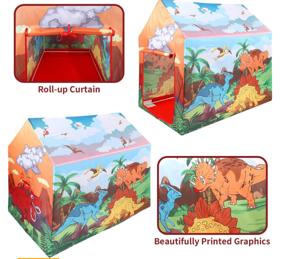 Kids Dinosaur Play Tent