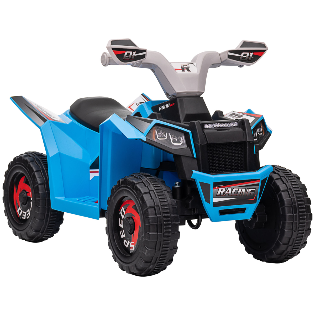 6V Kids Electric Ride-On Quad Bike - Blue